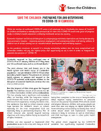 The largest organ inside your body, it performs hundreds of functions, from detoxification to blood clotting. Save The Children In Cambodia Covid 19 Response Strategy Brief Resource Centre