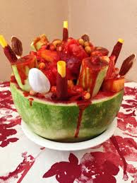 Watermelon Mexican Appetizer Sandia Loca Mexican Food Recipes Mexican Snacks Food