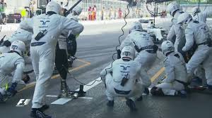 In motorsports, a pit stop is a pause for refuelling, new tyres, repairs, mechanical adjustments, a driver change, as a penalty, or any combination of the above. F1 Vs Nascar Fastest Pit Stop Youtube