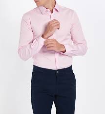 Jolie chemise rose manches courtes homme kaporal m4 zoro taille l excellent état. Chemise Xstre Extra Slim Stretch Galeries Lafayette Rose Soldes Bhv Marais
