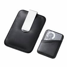 This card holder is made out of fabric and it's purpose is to hold your credit card, library card, driver's licence or even your business cards. Faux Leather Engraved Money Clip Card Holder Executive Gift Shoppe