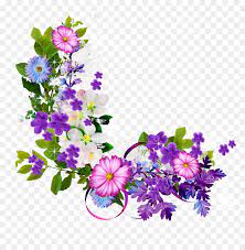 Want to find more png images? Bouquet Of Purple Flowers Border Png Download Free Purple Flower Border Transparent Png Vhv