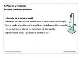 Despegas del aeropuerto y en el viaje de ida tienes un viento a favor de 50 km/h, lo que eleva tu velocidad hasta 350 km/h. Fichas Logica Matematica Pensamiento Logico Matematico