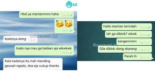 Maybe you would like to learn more about one of these? 10 Chat Lucu Gangguin Mantan Ini Endingnya Kocak Banget