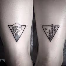 Maybe Instead Of Trees It Could Be Clouds Back Of Leg Tattoos Simple Wave Tattoo Tattoos