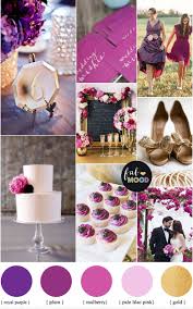 Purple and gold color scheme. Purple And Gold Wedding Color Palette Royal Purple Plum Radiant Orchid