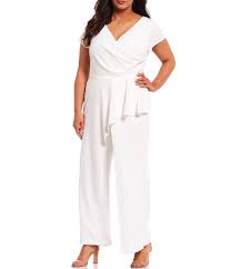 4.3 out of 5 stars 1,081. Plus Size White Peplum Jumpsuit Online
