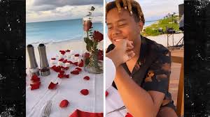 Naomi is the younger of two daughters born to tamaki osaka & leonard françois, tamaki hails from japan, francois was born in haiti; Naomi Osaka And Rapper Bf Cordae Enjoy Romantic Dinner On Beach For Birthday