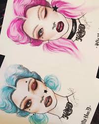 Pin By Sarah Trizzino On Art 2 Makeup Face Charts Kat Von
