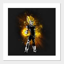 Maybe you would like to learn more about one of these? Dragon Ball Z Majin Vegeta Aura Vegeta Posters And Art Prints Teepublic