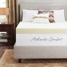 Sleep Studio 4 Breathable Memory Foam Mattress Topper Walmart Com Memory Foam Mattress Topper Foam Mattress Topper Mattress