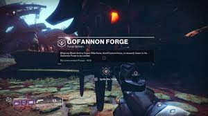 Defeat the final boss and claim hammerhead. Gofannon Forge Destiny Wiki Fandom
