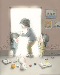 Growing Up With Love 귀여운 소녀 그림 어린이 도서 일러스트 일러스트레이션