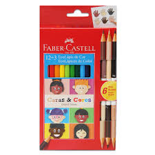 Caixa De Lapis De Cor Faber Castell Super Soft Lapis De Cor Caras E Cores Faber Castell 120112cc Com 12 Cores Coisas De Papelaria Material De Escola Lapis De Cor
