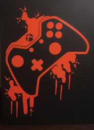 Xbox One Controlador De Videojuegos De Pintura Arte De Etsy Controles De Xbox One Arte De Videojuegos Fondos De Pantalla De Juegos