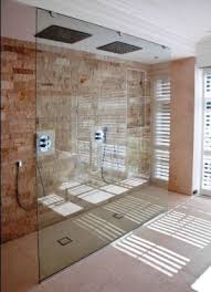 Wall Of Glass Shower Room Alison S Favourite Because The Glass Is Floor To Ceiling Wet Rooms Glass Shower Glass Shower Enclosures