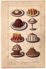 Dessertspage Jpg 1000 1493 Victorian Cakes Food Illustrations Cake Illustration