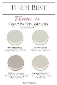 The 4 Best Warm Gray Paint Colours Sherwin Williams Paint Colors For Home Gray Paint Colors Sherwin Williams Warm Grey Paint Colors