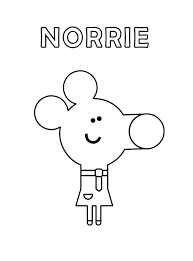 Hey duggee print ud og farvelægge online. Norrie From Hey Duggee Coloring Page Free Printable Coloring Pages For Kids