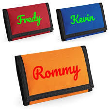 Porte Monnaie Pour Enfant Personnalise Avec Nom Ou Texte Fungifts Fr