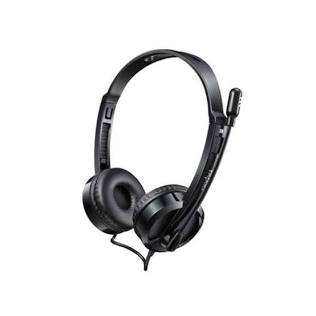 Rapoo H120 Wired Headset in Black, AI generated