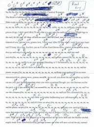 Na Na Na My Chemical Romance Guitar Chord Chart Page 1 Of 2 Guitar Chord Chart My Chemical Romance Guitar Chords