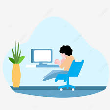 Woman work from home clipart. Work From Home With Blue Surrounding Work From Home Work Home In Home Png And Vector With Transparent Background For Free Download