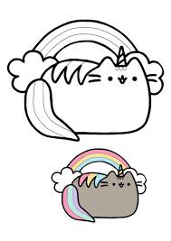 Pusheen Unicorn Coloring Pages Mermaid Coloring Pages Mandala Coloring Pages Pusheen Coloring Pages