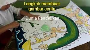 Plot sebenarnya juga sama dengan outline ketika membuat buku fiksi dan non fiksi. Contoh Langkah Membuat Gambar Cerita Fls2n 2019 Youtube