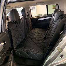 Dog backseat hammock seat cover dog car back seat cover waterproof nonslip rubber backing protector washable durable luxury material great for trucks cars suv pet seat belt leash included. Pawmanity Split Rear Seat Hammock With Mesh Window Dogculture