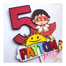 Ryans World Cake Custom Cake Topper Ryan S World Ryansworldbirthday Ryansworldcake Ryansworldcak Ryan Toys Diy Birthday Decorations Birthday Theme