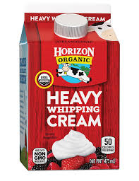 I hear a lot that when trying to whip cream for my ice cream that it over whips. Horizon Whipping Cream