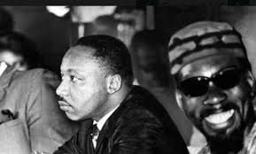 Dr Martin Luther King And Fred Ahmed Evans At The AME Baptize Church 7505 Wade  Park 1967