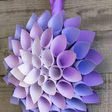 You Can Make This Paper Dahlia With 3 00 Today Click To Watch And Shop Diy Paper Papercraft Wedding Paper Flowers Craft Paper Flowers Diy Paper Flowers
