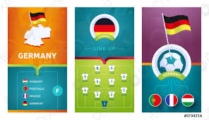 Allemagne se trouve en europe continentale. Banniere Verticale De Football Europe 2020 Pour Les R Vecteur Stock Crushpixel