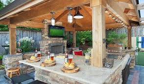 It can be as simple or elaborate as you and your budget allow; What An Outdoor Bar Has To Offer Topsdecor Com