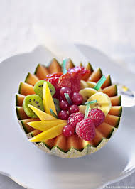 Coupes De Melon Aux Fruits Recette Salade De Fruits Alimentation Recettes Gastronomiques
