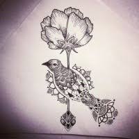 Drawn in long, vivid lines, this black and grey tattoo clearly depicts the elegance of the robin in flight. Bird Tattoo Designs Page 5 Tattooimages Biz