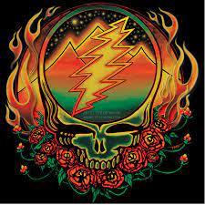 Scarlet Fire Steal Your Face Art By Taylor Swope Grateful Dead Poster Grateful Dead Grateful Dead Tattoo