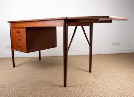 In this video i refurbish a thrift store desk. Small Danish Teak Desk With A Flexible Extension 1960 153584