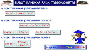 We did not find results for: Trigonometri Sudut Rangkap Dan Sudut Pertengahan Latihan Youtube