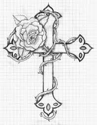 All custom designs are categorized into categories and over 1000 tags. Rose And Cross Tattoo Design