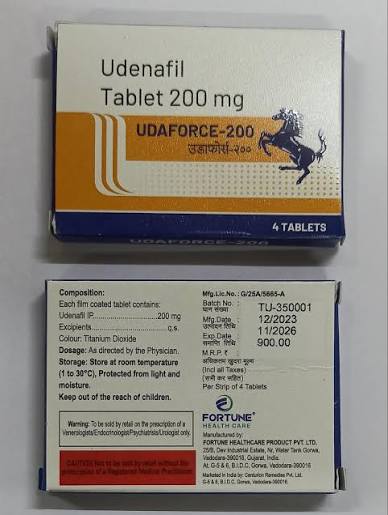 Udenafil 200 Mg Tablet Udaforce at ₹ 500/stripe | Erectile Dysfunction Medicine in Nagpur | ID: 2853682041791