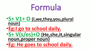 All english tenses with examples! Learn Simple Present Tense Formulas With Examples Simple Present Tense Basic English Shorts Youtube