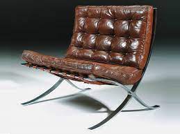 Classic and iconic barcelona chair that was originally designed by mies van der rohe in 1929. Ludwig Mies Van Der Rohe