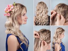 Braids, ponytails, half up half down, evening looks and hair styles with step by step tutorial. Top 20 Simple Hairstyles For Gowns And Frocks Styles At Life