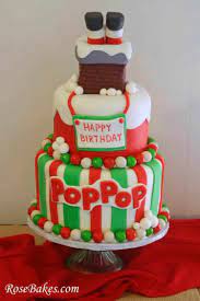 At cakeclicks.com find thousands of cakes categorized into thousands of categories. Santa S Stuck In The Chimney Christmas Birthday Cake