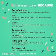 Find 108 synonyms for as a result of and other similar words that you can use instead based on 3 separate contexts from our thesaurus. English Other Ways To Say Because Life Long Sharing