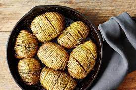 Hasselback Potato Skillet Bake Recipe On Food52 Recipe Skillet Potatoes Best Potato Recipes Food 52
