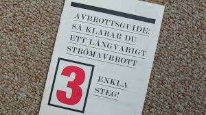 Vi har listat tre sätt som kan hjälpa dig att få bättre koll på avbrotten. Sa Klarar Du Ett Langvarigt Stromavbrott Vattenfall